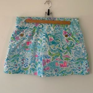 Lilly Pulitzer Madison Skort Pattern “What a Lovely Place” Size Medium NWT